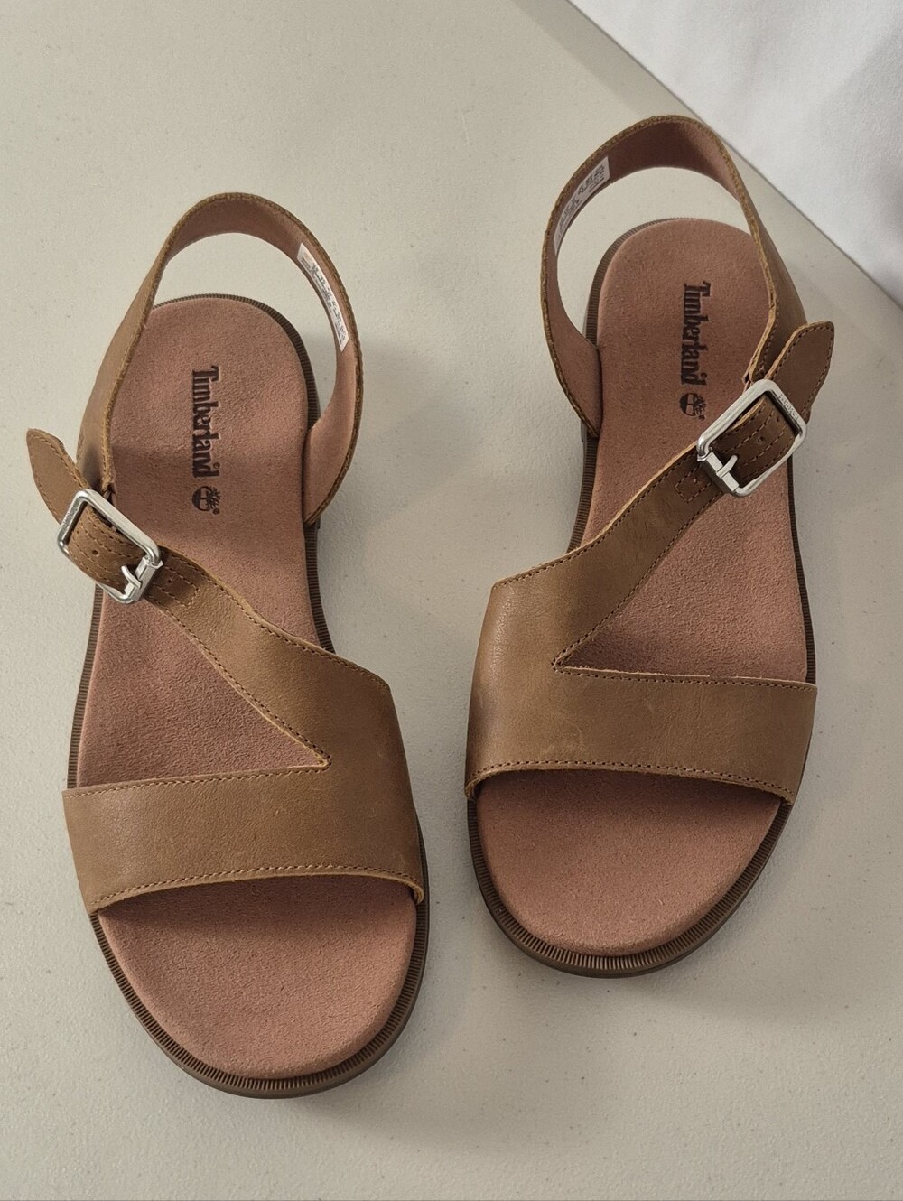 Timberland Women's Calista Bay Backstrap Leather Sandals - Size 9.5